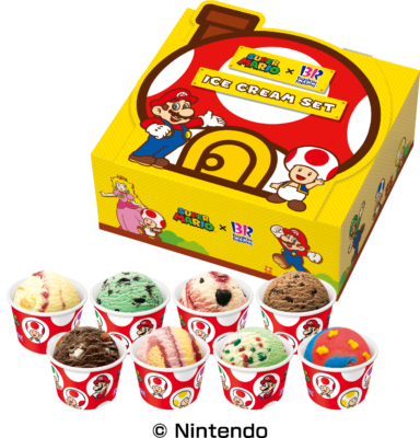 「スーパーマリオ×サーティワンアイスクリーム」キノピオ おうちdeアイスクリームセット