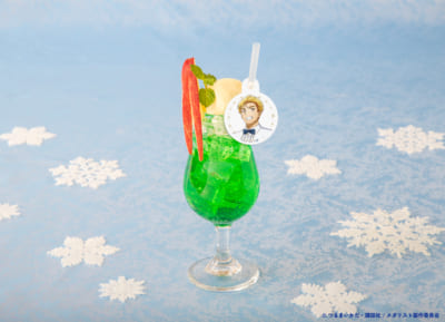 「メダリスト FROZEN CAFE」司のクリームソーダ
