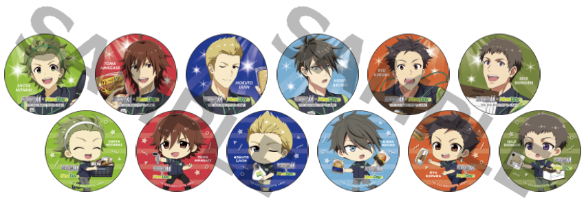 「アイドルマスター SideM×NewDays」缶バッジ