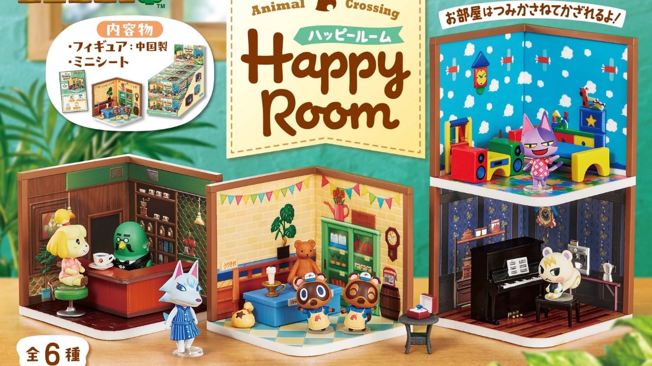 『あつまれ どうぶつの森』フィギュアシリーズ“ハッピールーム”が発売決定！しずえやマスターたち住民のショップやお部屋を再現