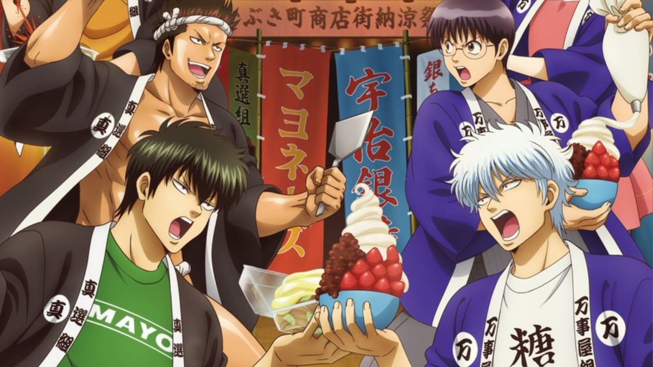「銀魂×E-DINER」コラボカフェ開催決定！夏祭りがテーマの描き下ろしイラストグッズ＆屋台メニューが楽しめる