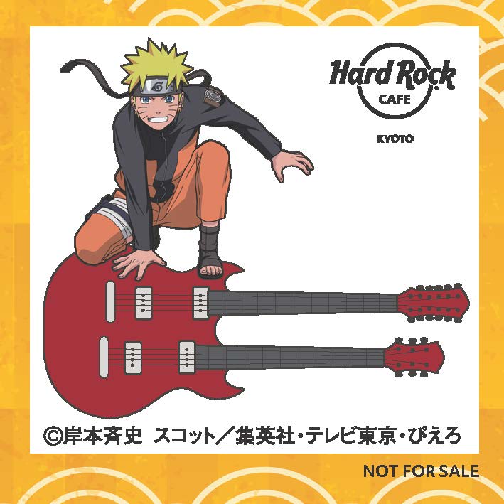 「ナルト×ハードロックカフェ」特典：オリジナルステッカー