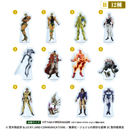 「ジョジョの奇妙な冒険×ファミリーマート」あくすた~ず!第3弾(B)