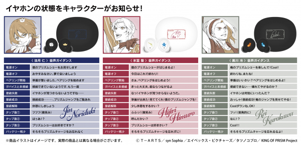『KING OF PRISM』オンキヨーコラボ商品 ボイス
