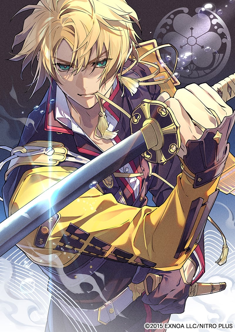 『刀剣乱舞』新刀剣男士・古備前信房の実装記念イラストが公開!彼のギャップが感じられる姿に「顔が良すぎる」