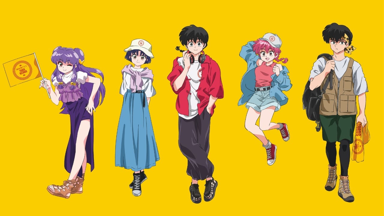 「らんま1/2×タワーレコード」コラボグッズ発売決定！描き下ろしのテーマは音楽フェス、カジュアル私服の乱馬やあかねが登場