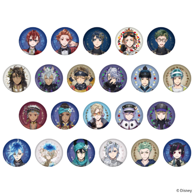 「ツイステッドワンダーランド展 Seasonal Memories」缶バッジコレクション vol.1＆vol.2（イベント衣装）