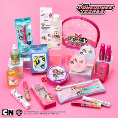 「パワーパフガールズ×PLAZA」コラボコスメ
