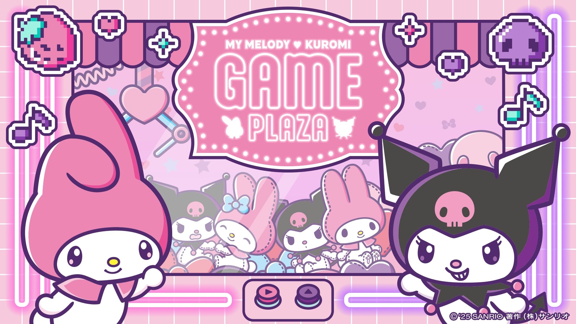 『サンリオ』マイメロディ＆クロミの周年を記念したイベントが開催決定！ゲームセンターをテーマにした特別な空間◎