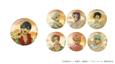 「ブルーロック×and GALLERY」ランダム缶バッジ 等身イラストver.