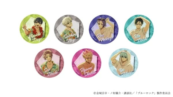 「ブルーロック×and GALLERY」ペーパーコースター（後半）