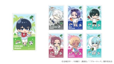 「ブルーロック×and GALLERY」トレーディングクリアカード（ミニキャラver.）