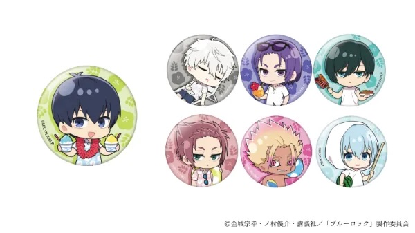 「ブルーロック×and GALLERY」ランダム缶バッジ（ミニキャラver.）