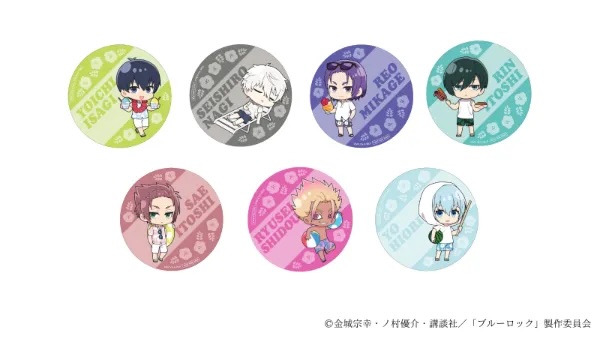 「ブルーロック×and GALLERY」ペーパーコースター（前半）
