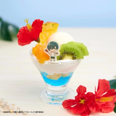 「ブルーロック×and GALLERY」ブルーサマーパフェ