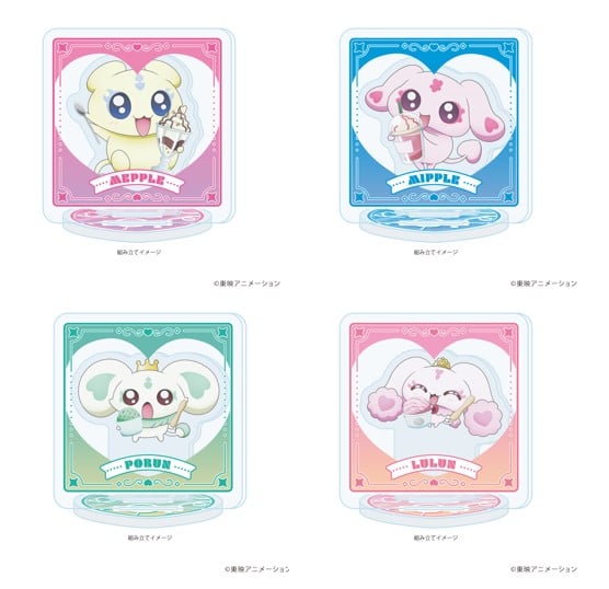 「ふたりはプリキュア MaxHeart×GiGO」コラボカフェ アクリルスタンドプレート