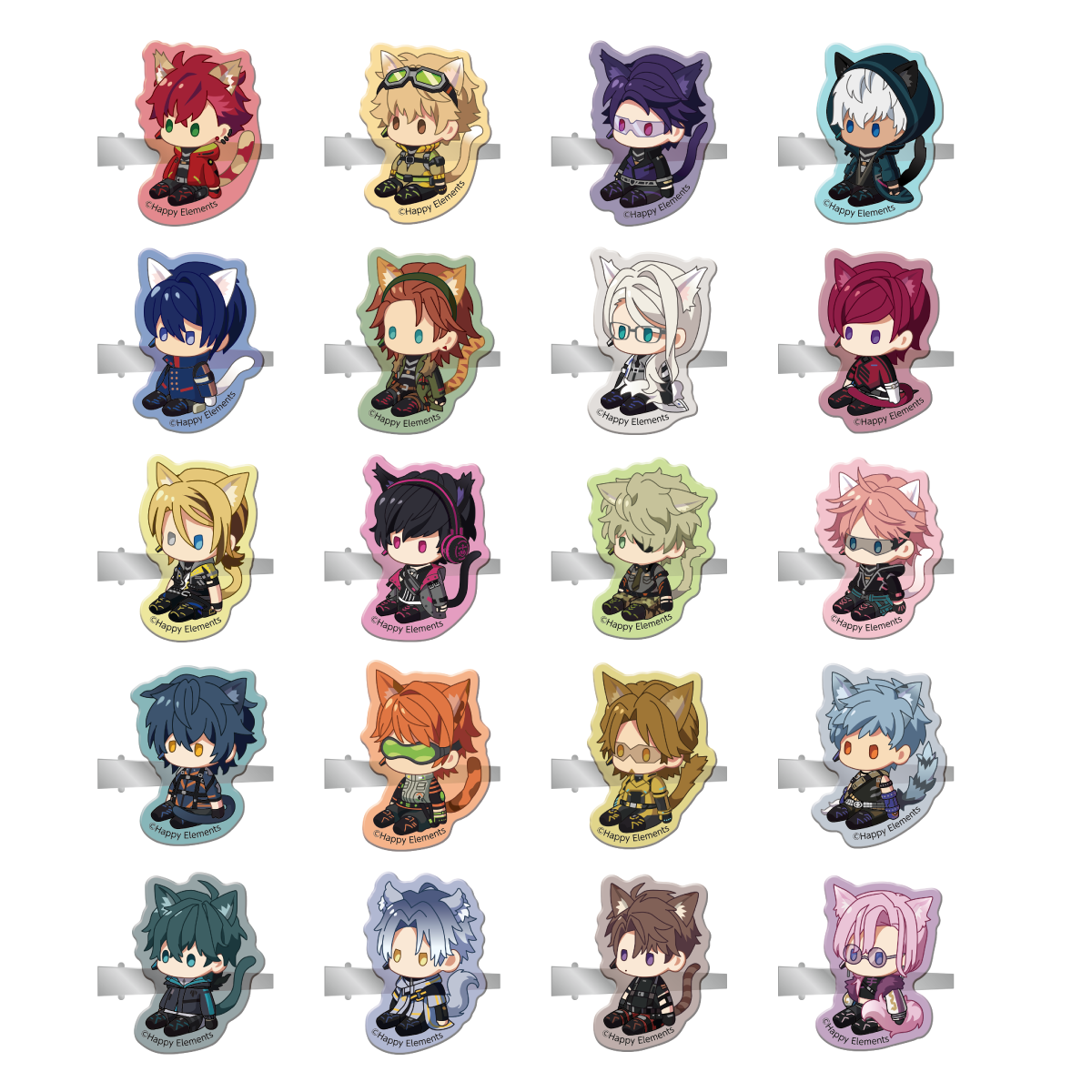 「エリオスR×ナンジャタウン」アクリルヘアクリップ