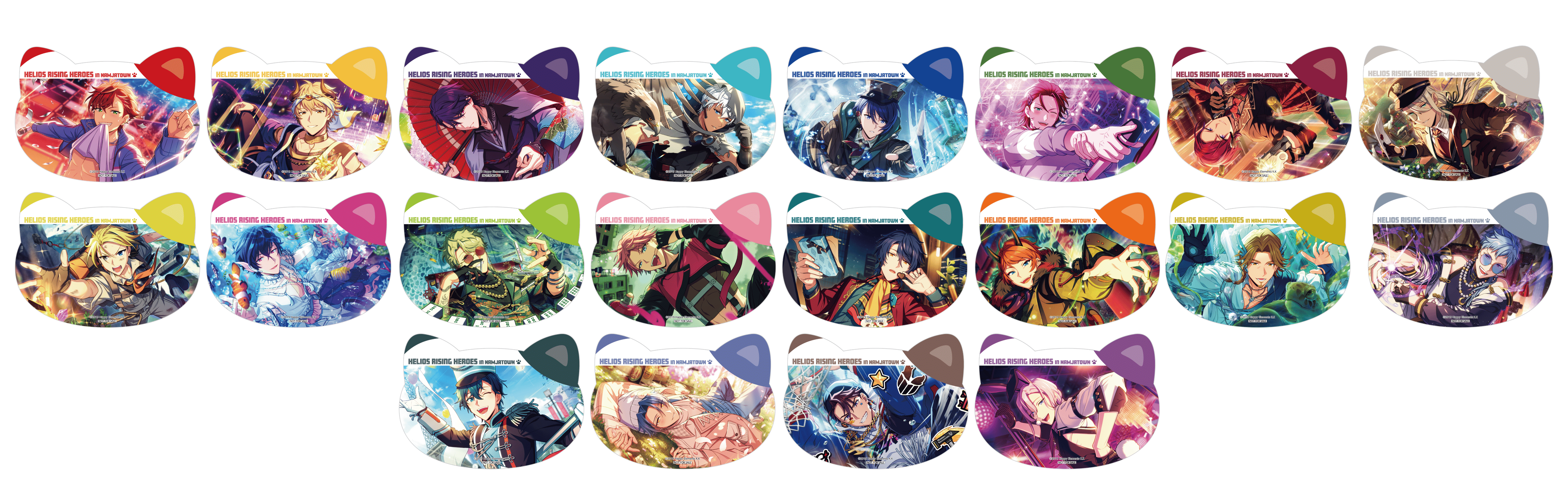 「エリオスR×ナンジャタウン」ねこ型カード