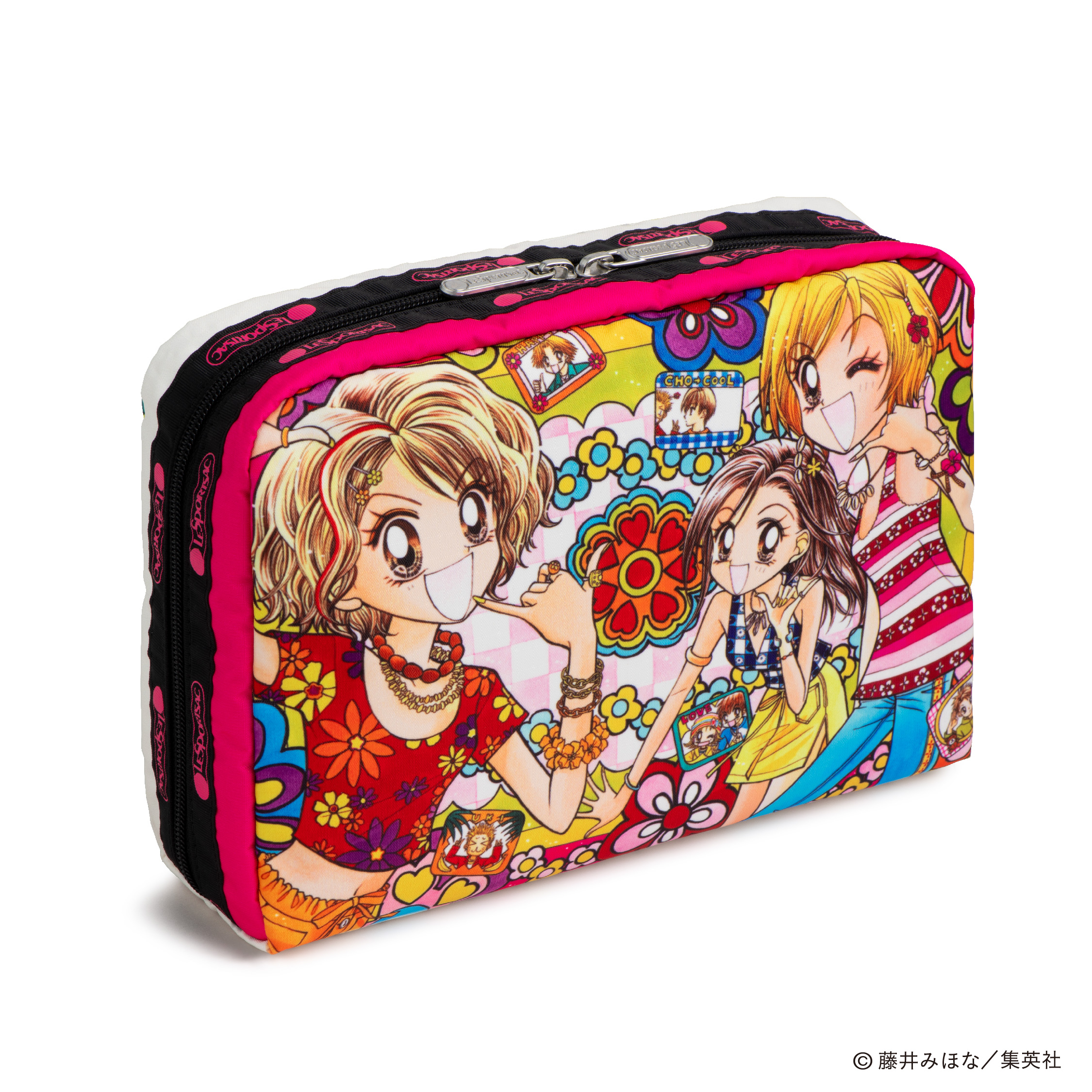 「りぼん×レスポートサック」『GALS!』コレクション Extra Large Rectangular Cosmetic