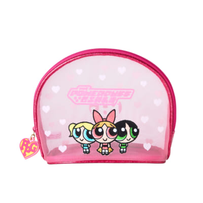 「パワーパフガールズ×PLAZA」シェル型コスメポーチ