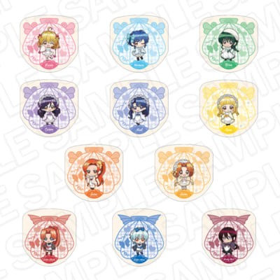 『マーメイドメロディーぴちぴちピッチ』POP UP SHOP　ダイカットミニタオル 和装メイドデフォルメver.