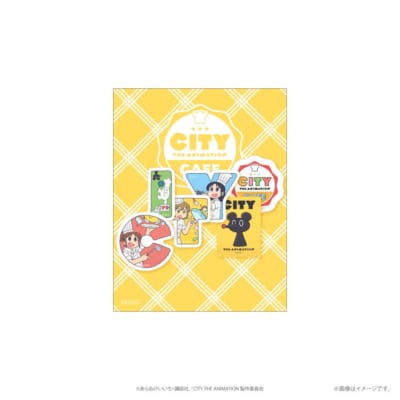 「CITY THE ANIMATION CAFE」ステッカーセット