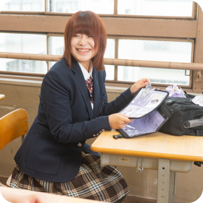 推し活スクールバッグ OSHIWO　使用イメージ
