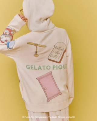 「ドラえもん×ジェラート ピケ」【レディース】ジャガードパーカ