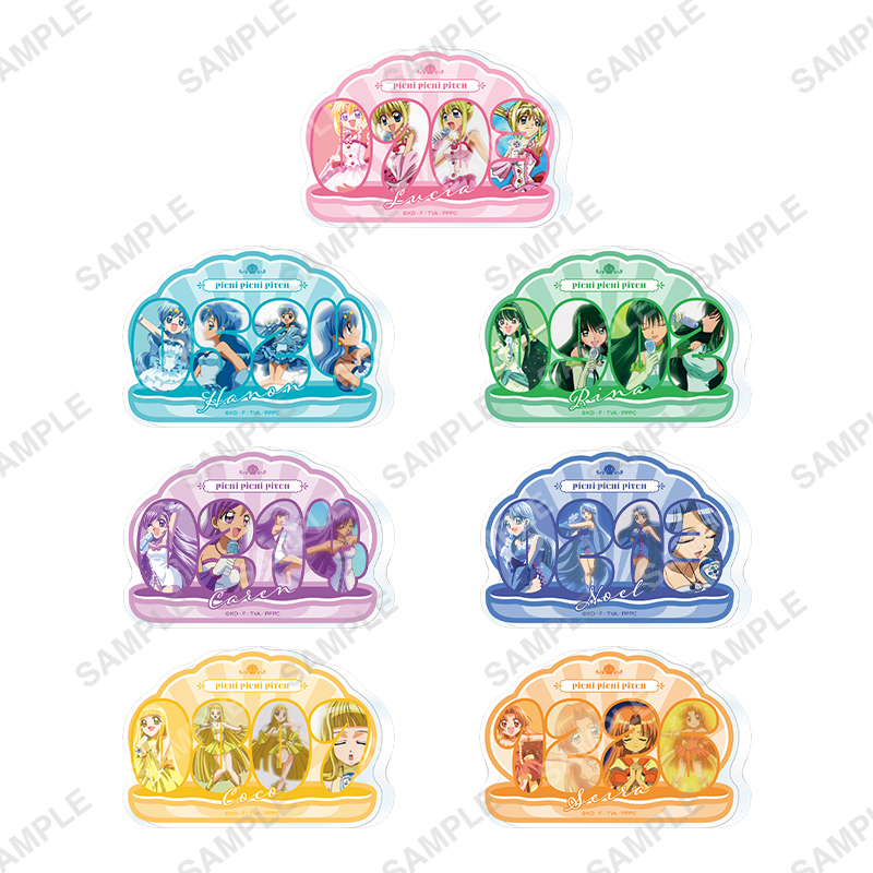 『マーメイドメロディーぴちぴちピッチ』POP UP SHOP ナンバーアクリルプレート