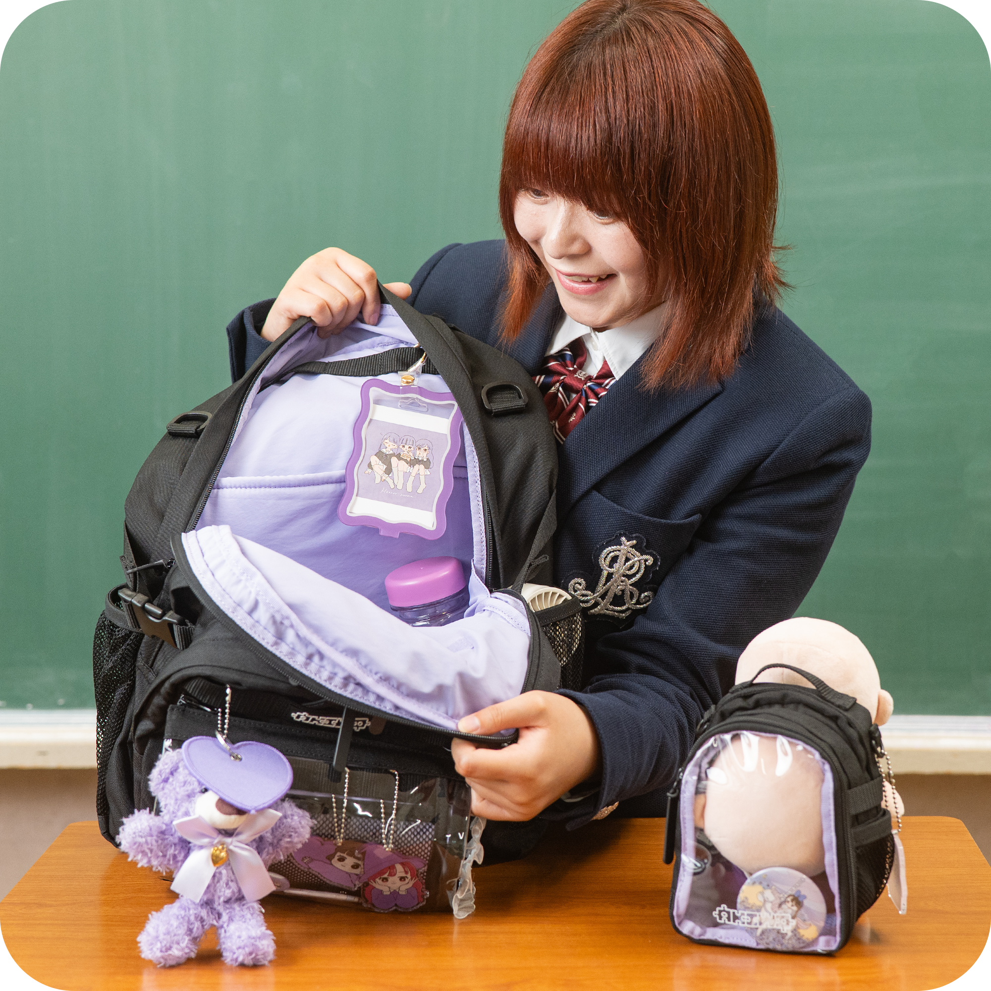 推し活スクールバッグ OSHIWO 使用イメージ