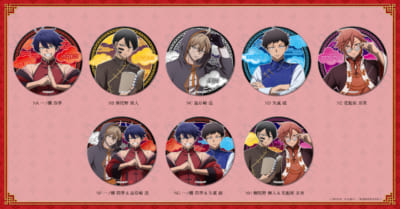 「TVアニメ『桃源暗鬼』グッズフェアinアニメイト2025」丸形缶バッジ75mm（トレーディング）