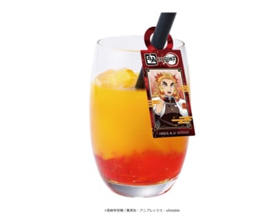 「鬼滅の刃×牛角」キャンペーン 炎柱 煉獄杏寿郎のクラッシュゼリードリンク