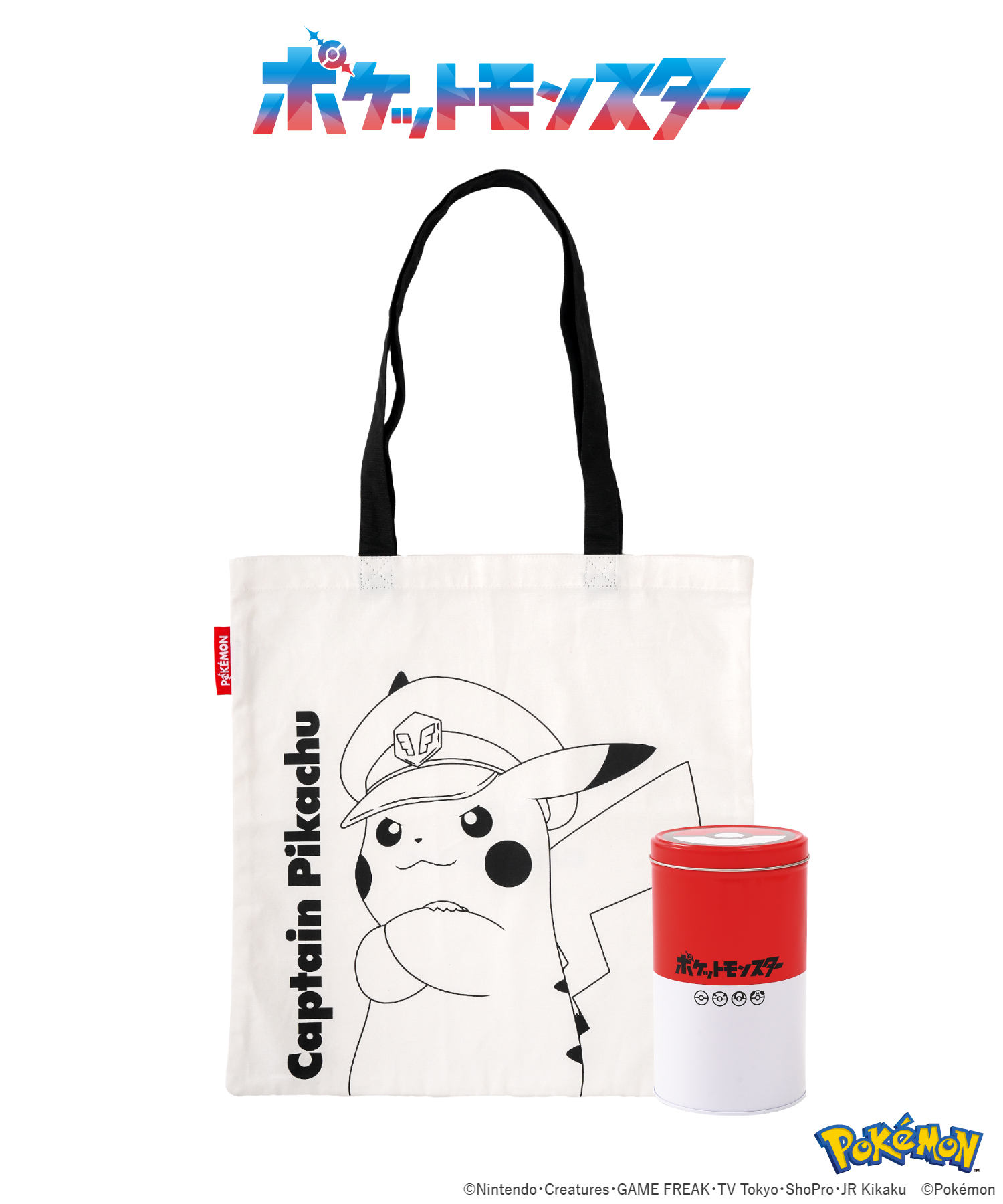 「ポケットモンスター×スリーコインズ」缶入りトートバッグ