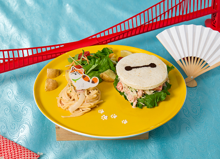 「ベイマックス」OH MY CAFE サンドイッチプレートwithモチ