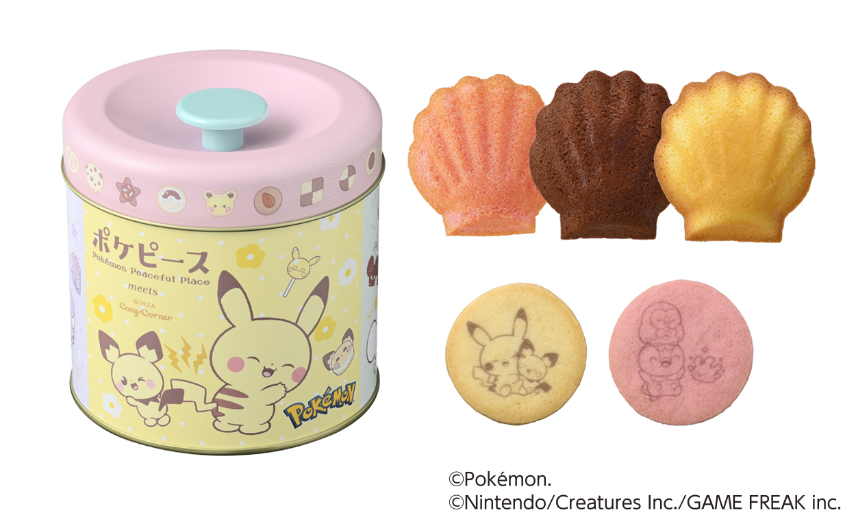 「ポケピース×銀座コージーコーナー」＜ポケピース＞スイーツ缶