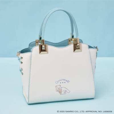 「サンリオ×&chouette」シナモロールコラボ　ハンドバッグ