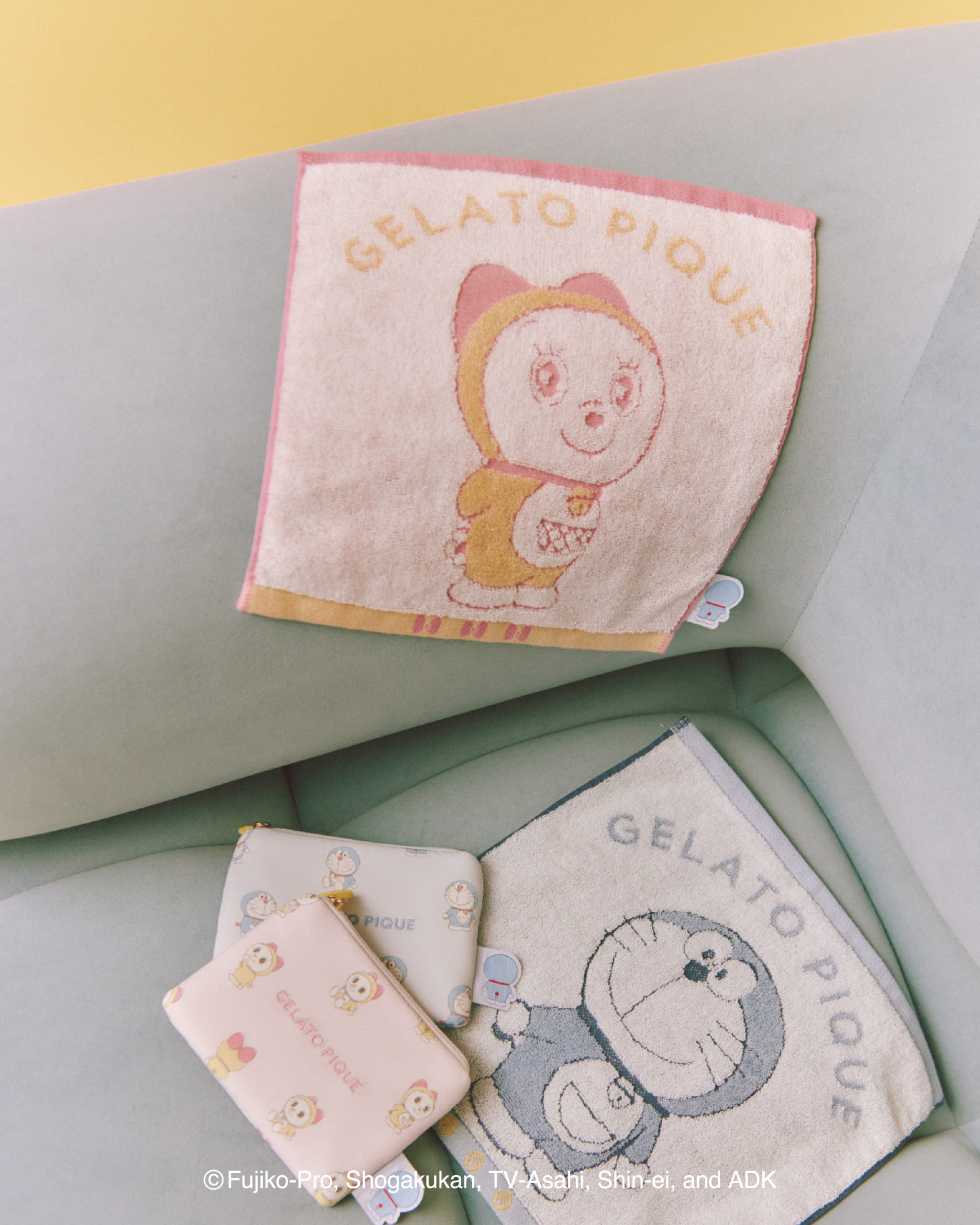 「ドラえもん×ジェラート ピケ」ハンドタオル