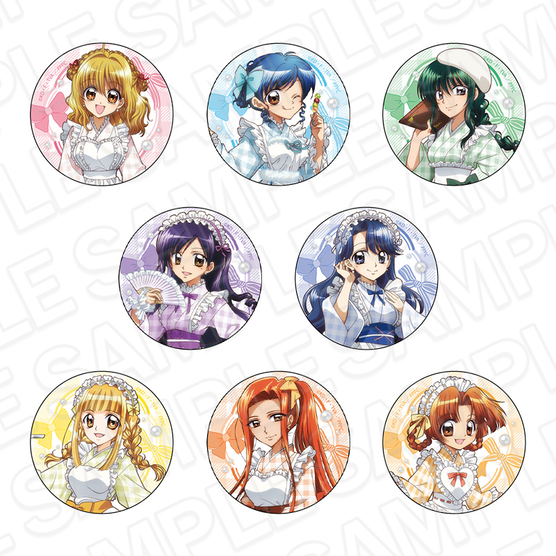 『マーメイドメロディーぴちぴちピッチ』POP UP SHOP ホログラムカンバッジ（ブラインド）和装メイドver.