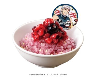 「鬼滅の刃×牛角」キャンペーン ド派手に行くぜ！音柱 宇髄天元のかき氷