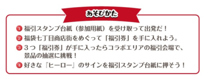 「エリオスR×ナンジャタウン」ミニゲーム 体験の流れ