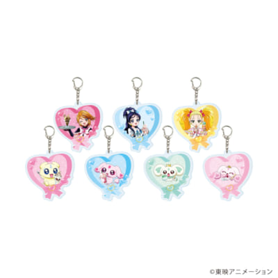 「ふたりはプリキュア MaxHeart×GiGO」コラボカフェ　アクリルキーホルダー（ブラインド）