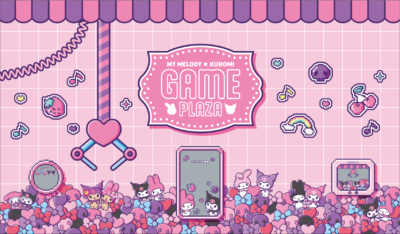 「MY MELODY ♡ KUROMI GAME PLAZA」ミラーフォトスポット
