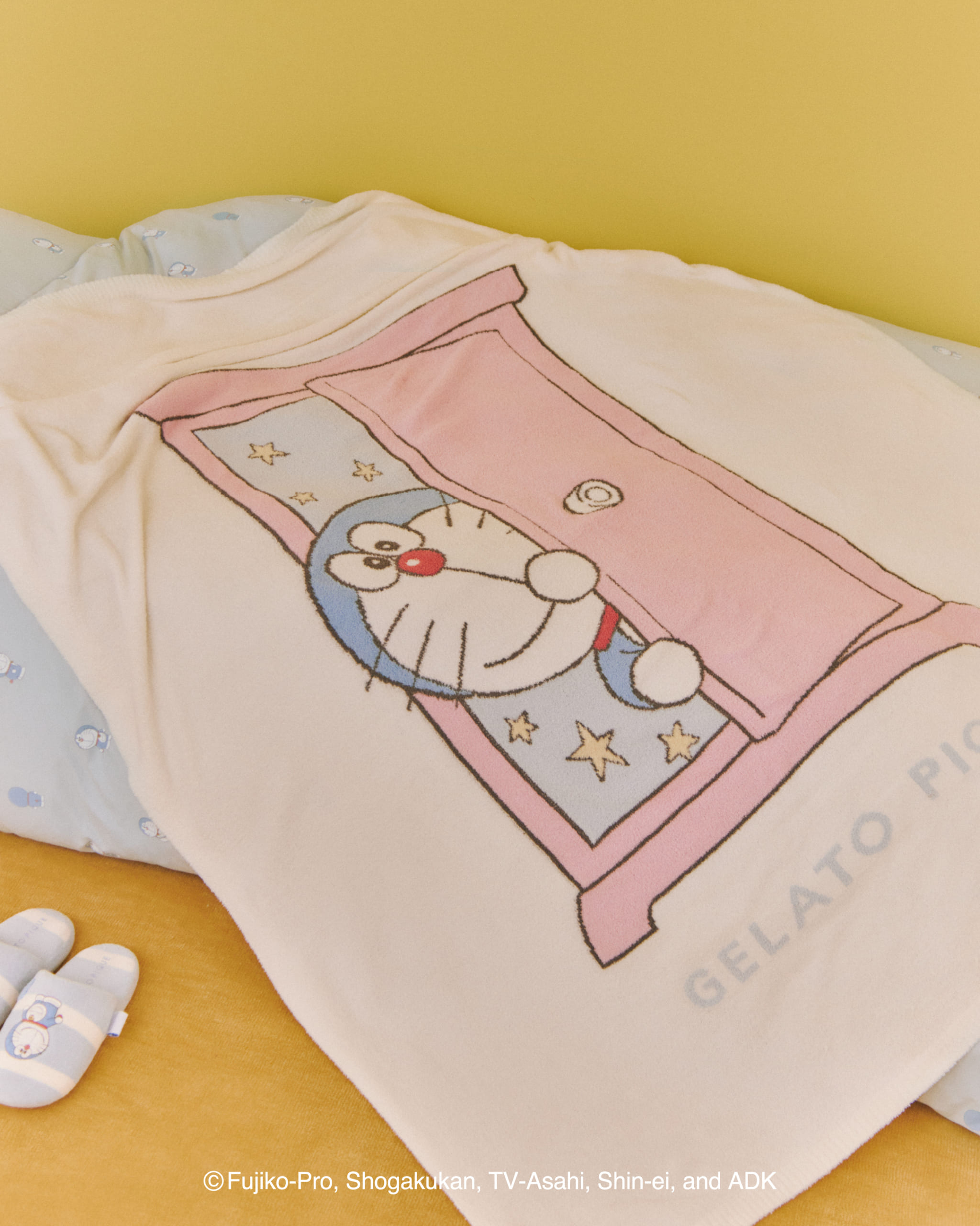 「ドラえもん×ジェラート ピケ」【Sleep】ジャガードマルチカバー