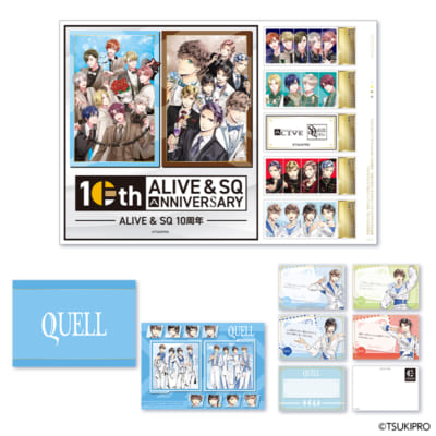 「ALIVE」&「SQ」郵便局のネットショップ フレーム切手セット