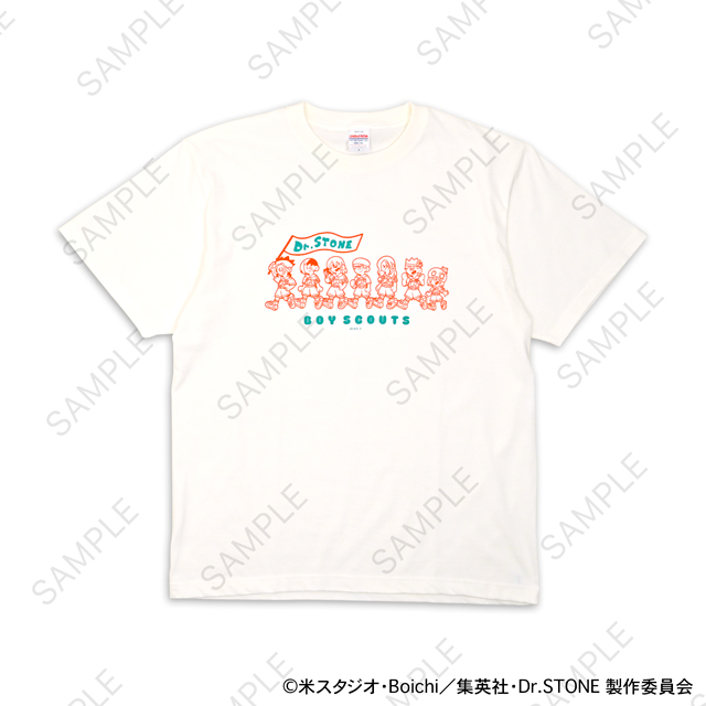 『Dr.STONE』×水沢石鹸さん コラボグッズ クルーネックTシャツA