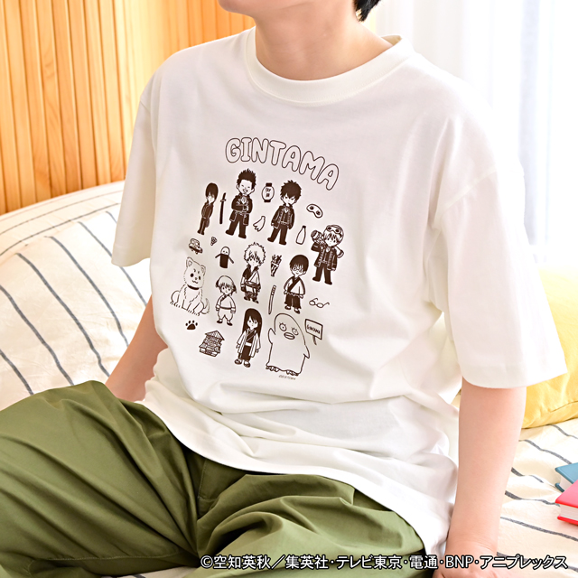 「銀魂×ビィズニィズ」クルーネックTシャツ