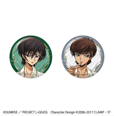 「コードギアス 反逆のルルーシュ×ファミリーマート」トレーディング缶バッジ