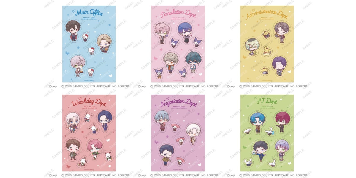 『ブレイクマイケース』×サンリオキャラクターズ POP UP STORE ~Friendly Days~ ステッカーシート