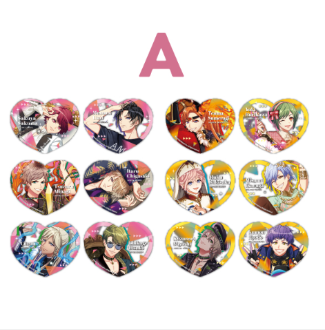 「A3!×ファミリーマート」トレーディングハートクリアカード2枚セット（A）