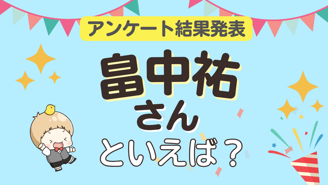 オタクが選ぶ「畠中祐が演じるキャラ」ランキングTOP10！1位は『ヒロアカ』上鳴電気【2025年版】